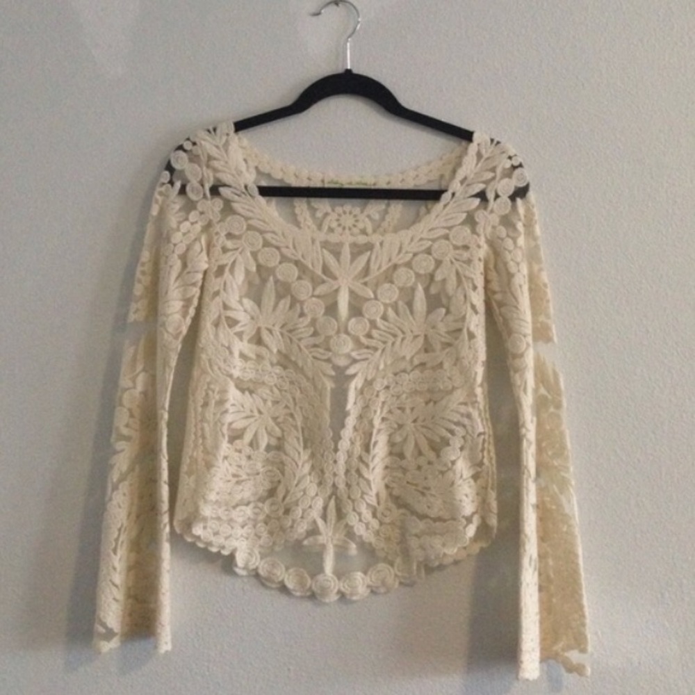 Donating soon!! Brand New Anthropologie Lace Top